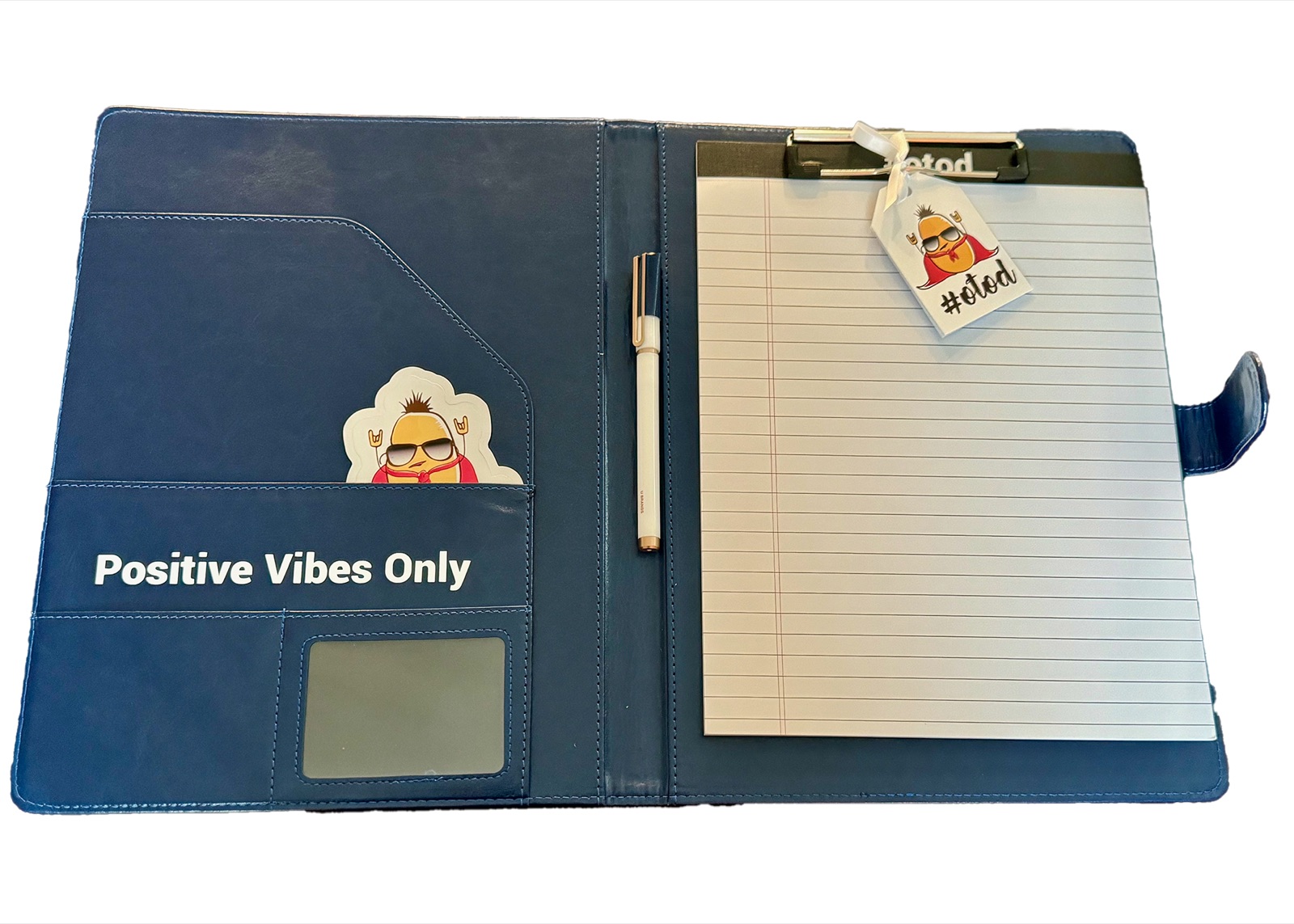 Custom branded padfolio by Sweder Design Co.